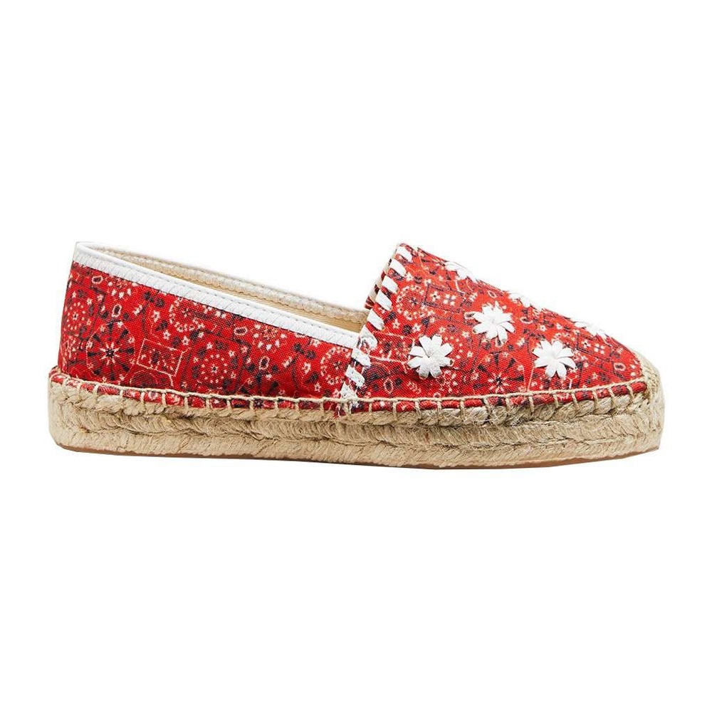 Jack Rogers Red and White Espadrilles 6.5 - Picture 2 of 8
